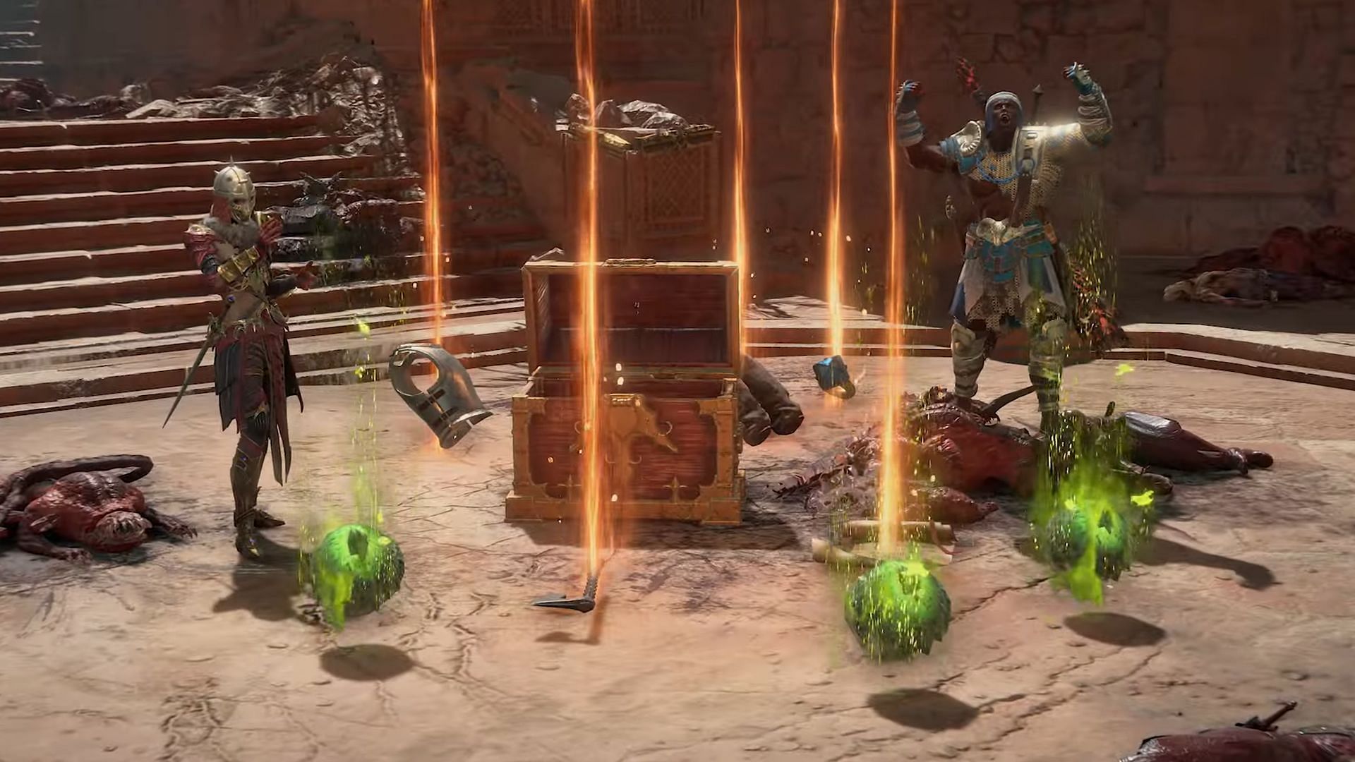 Cinders are used to unlock special Mystery and Weapon Chests during Helltides (Image via Blizzard Entertainment)